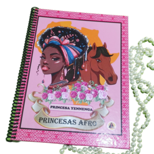 Caderno Universitário Princesa Yennenga 96 Folhas Capa Rosa