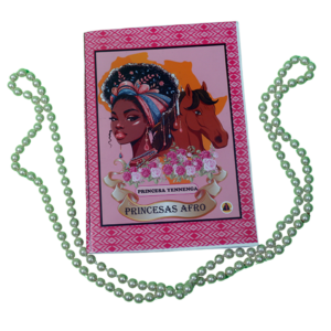 Caderno Brochura Princesa Yennenga 48 Folhas pautadas 140mmx200mm